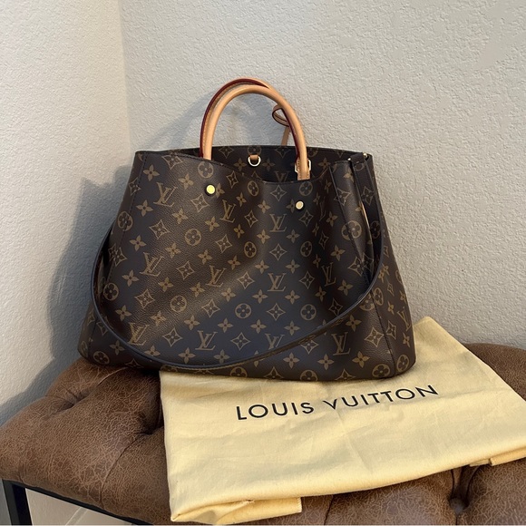 LOUIS VUITTON Monogram Montaigne GM Tote Shoulder Bag - Picture 7 of 7